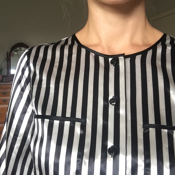 J. Peterman Co. French Silk Blouse - Picture 6 of 13